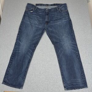 Polo Ralph Lauren Jeans Mens 46B/32 Blue Denim Straight Leg Mid Wash